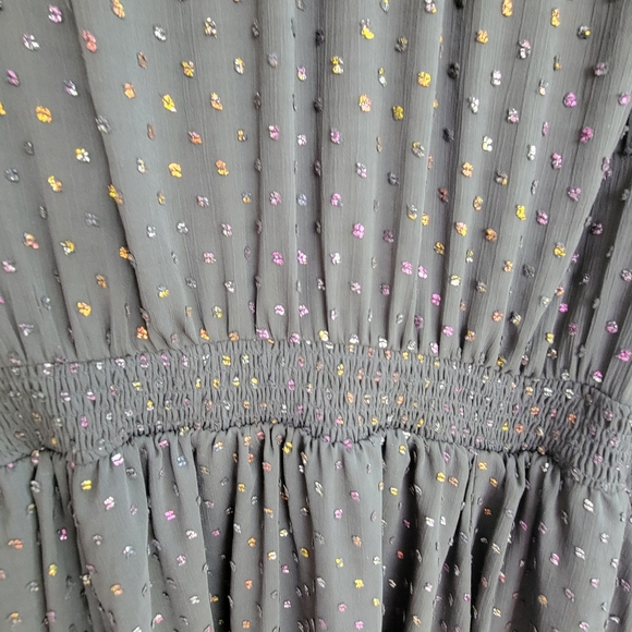 Torrid Mini Clup Dot Blouson Long Sleeve Dress SZ 2 - Picture 12 of 16